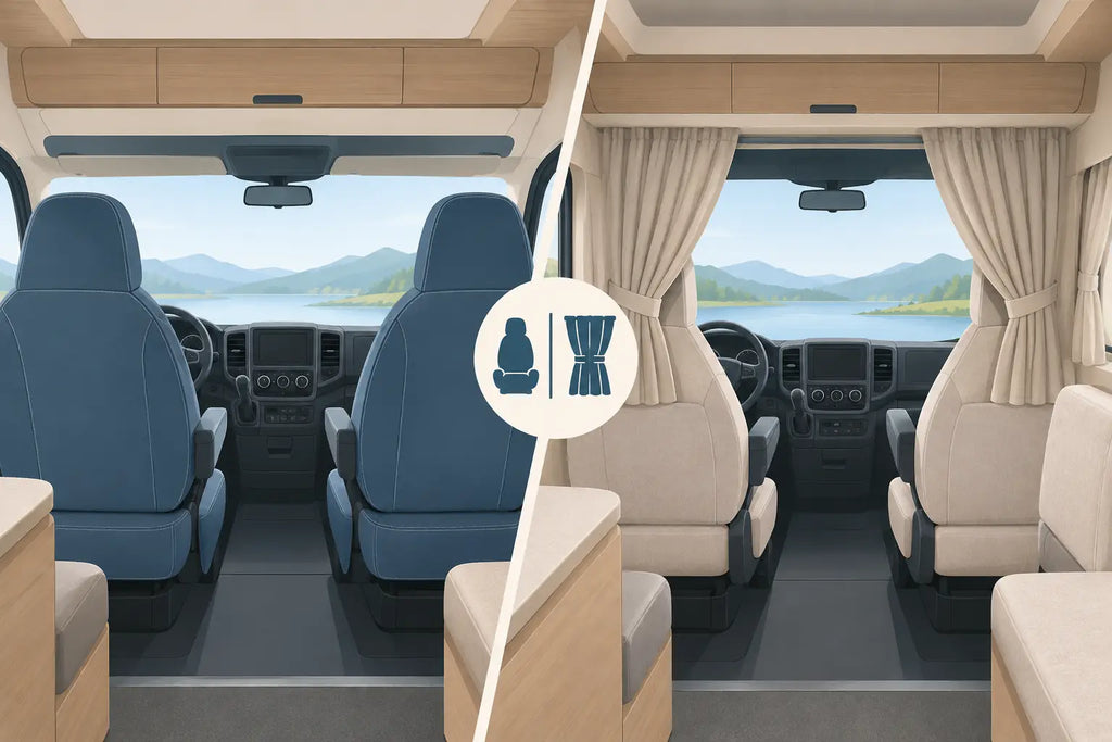 Cabset Versus Curtains for Your Motorhome