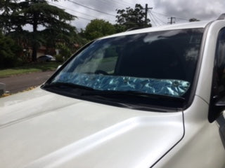 Solar shop windshield cover