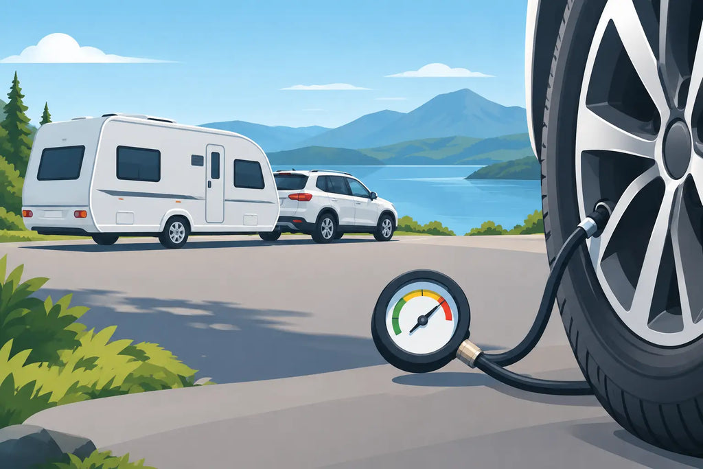 Tyre Pressure for Safer Caravan and RV Touring