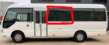 Solarscreen Toyota Coaster Side Sliding windows
