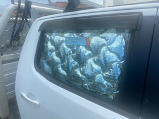 Solarscreen space cab rear window pair (please indicate make and year model)