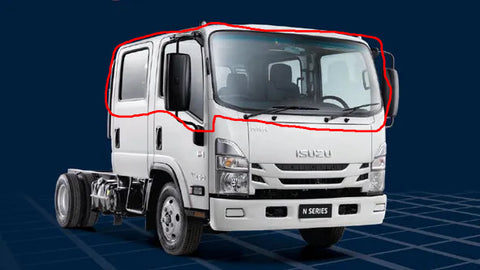 Isuzu N series dual cab FULL Solarscreen set