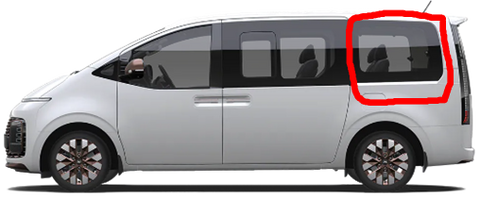 Solarscreen Hyundai Staria Side Cargo window EACH