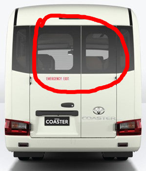 Toyota Coaster rear Barn doors