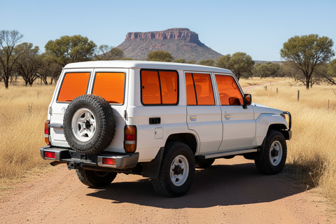 Toyota Landcruiser 76 Series Wagon Full Solarscreen Set - all windows covered