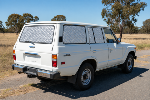Landcruiser 60 Series GXL Tailgate Touring Set with silver screens