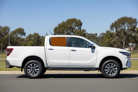 Mazda BT-50 Dual Cab - Side View Rear Quarter Windows Only