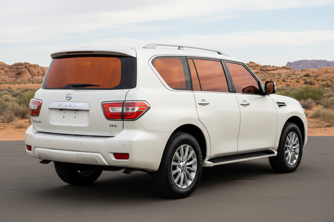 Nissan Y62 Patrol 2020+ TI-L Luxury - Orange Tinted Windows