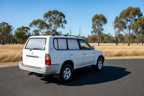 Prado 90 silver Touring Set screens