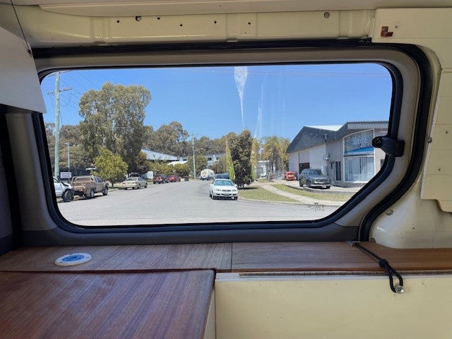 Solarscreen ILoad Right side sliding door screen – RV Options
