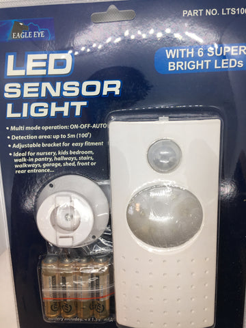 LED Sensor Light with 6 Super Bright LEDs